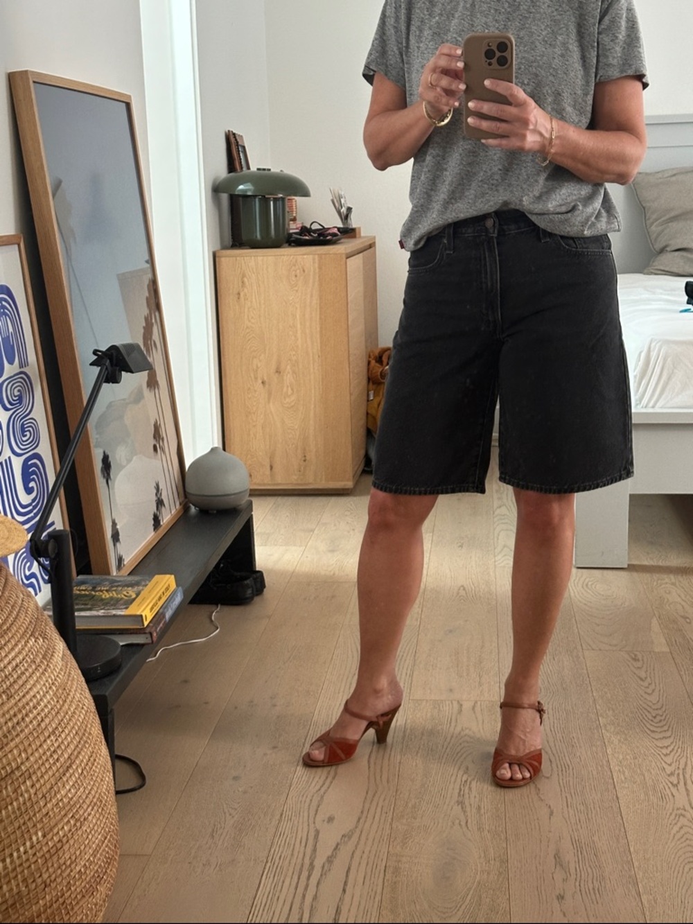Levi's Baggy Jort Black size 27